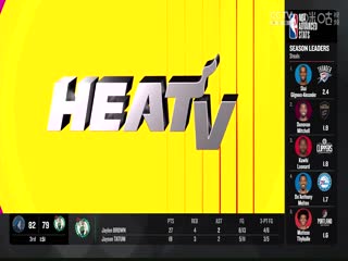 NBA常规赛 雷霆VS热火 20240111